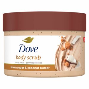 Dove Scrub Brown Sugar & Coconut Butter For Silky Smooth Skin Body